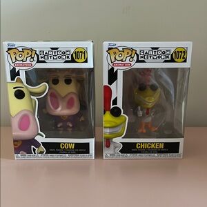 Funko Pop Cartoon Network Cow and Chicken Set